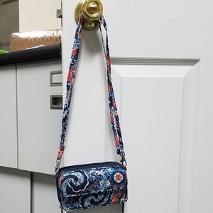 Vera Bradley wallet with straps